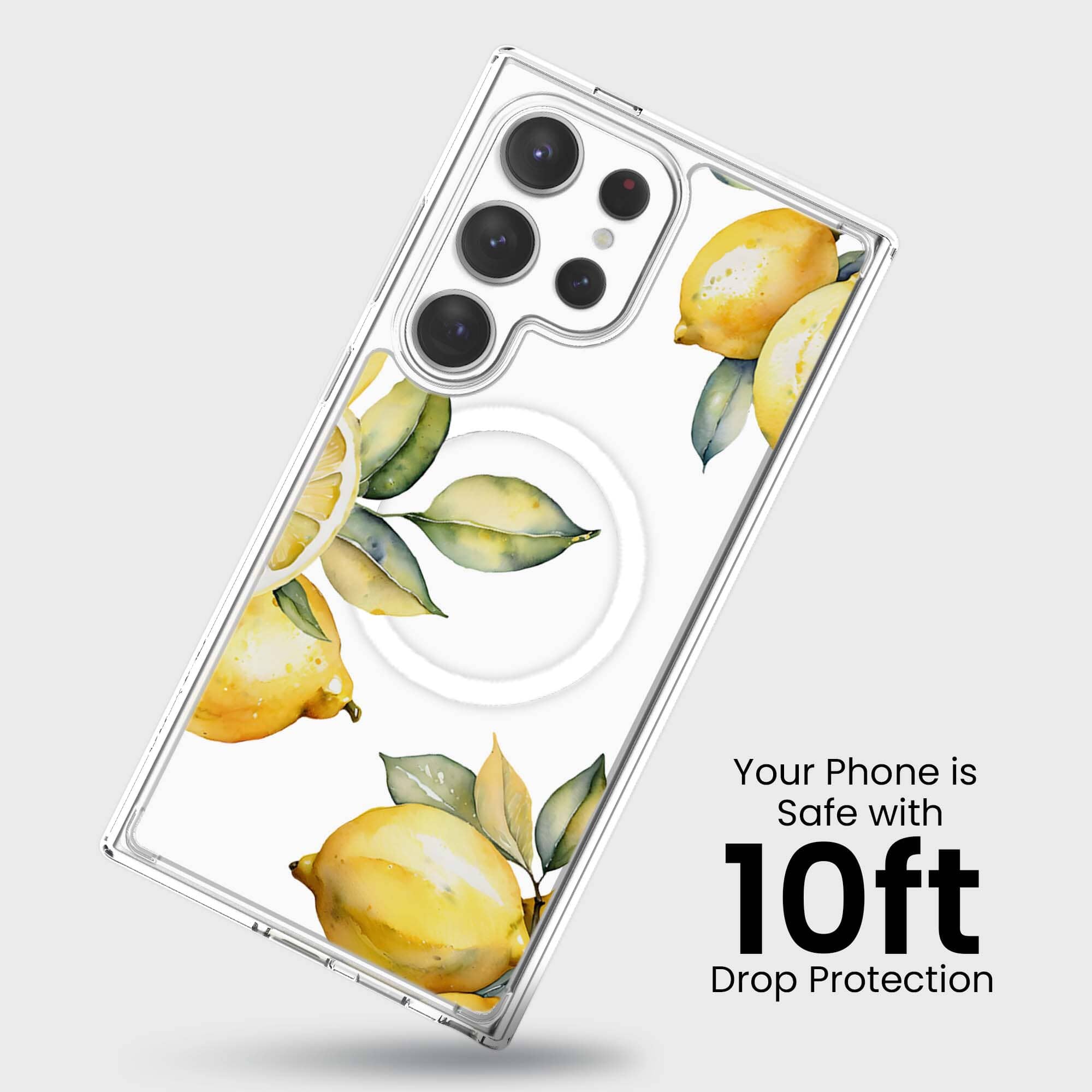 Samsung Galaxy S25 Ultra Lemons Clear Case