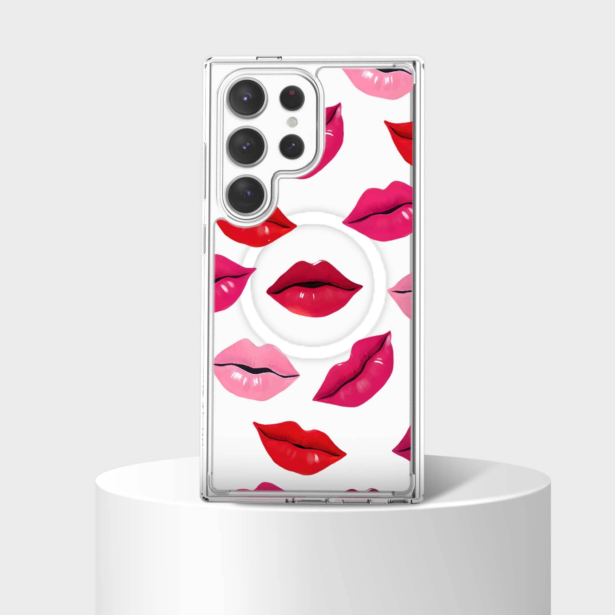 Samsung Galaxy S24 Ultra Lips Design Clear Case