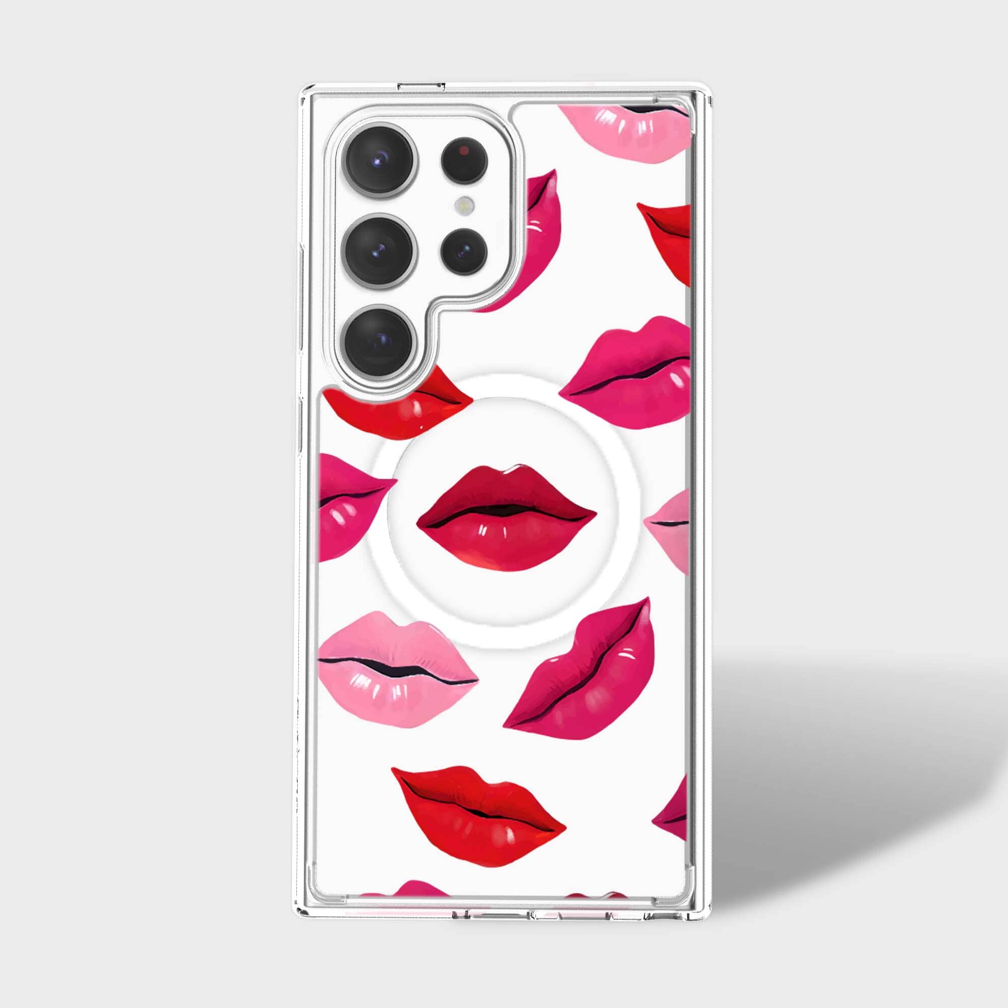 Samsung Galaxy S24 Ultra Lips Design Clear Case