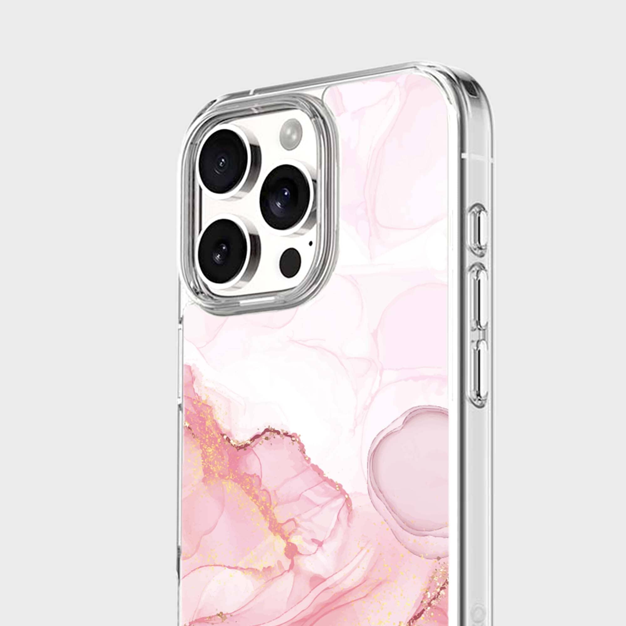iPhone 16 Pro Max Case With MagSafe - Pink Marble