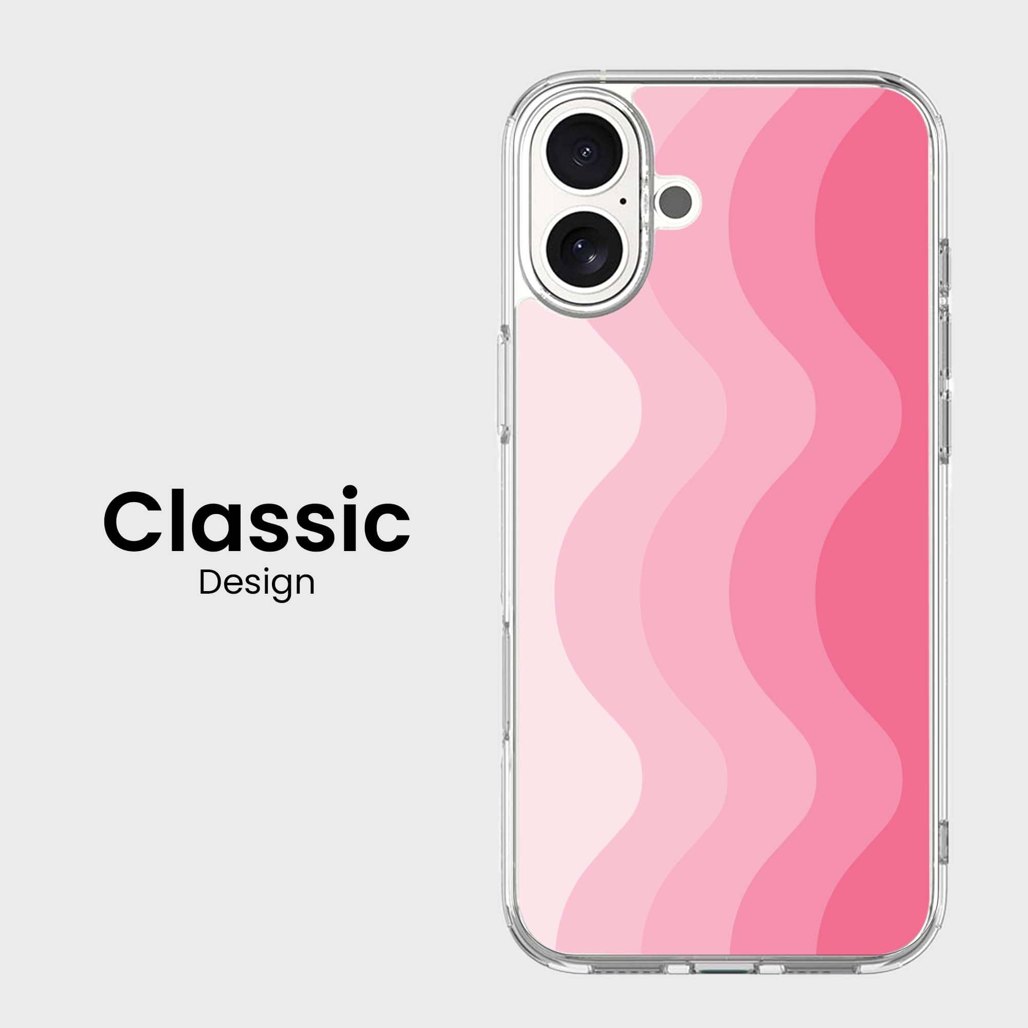 MagSafe iPhone 16 Pink Wave Case