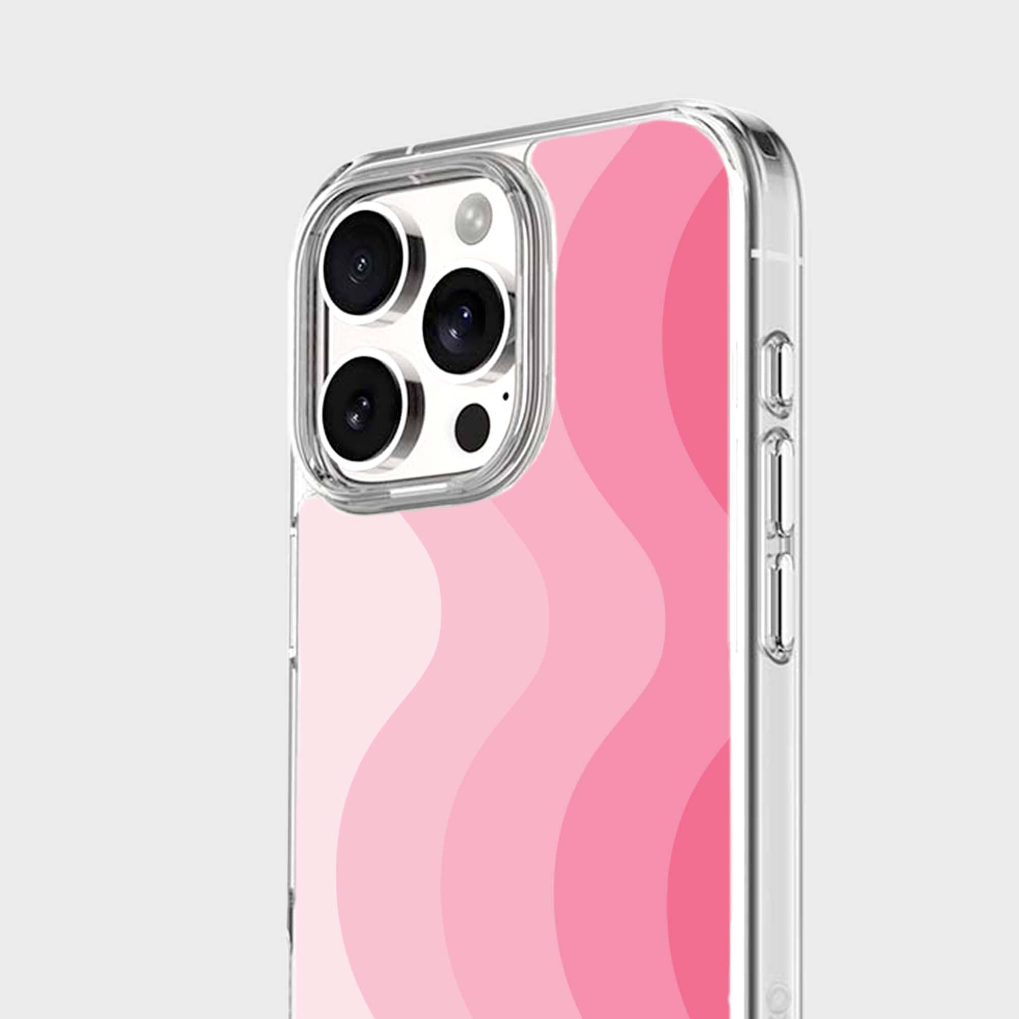 MagSafe iPhone 16 Pro Max Pink Wave Case
