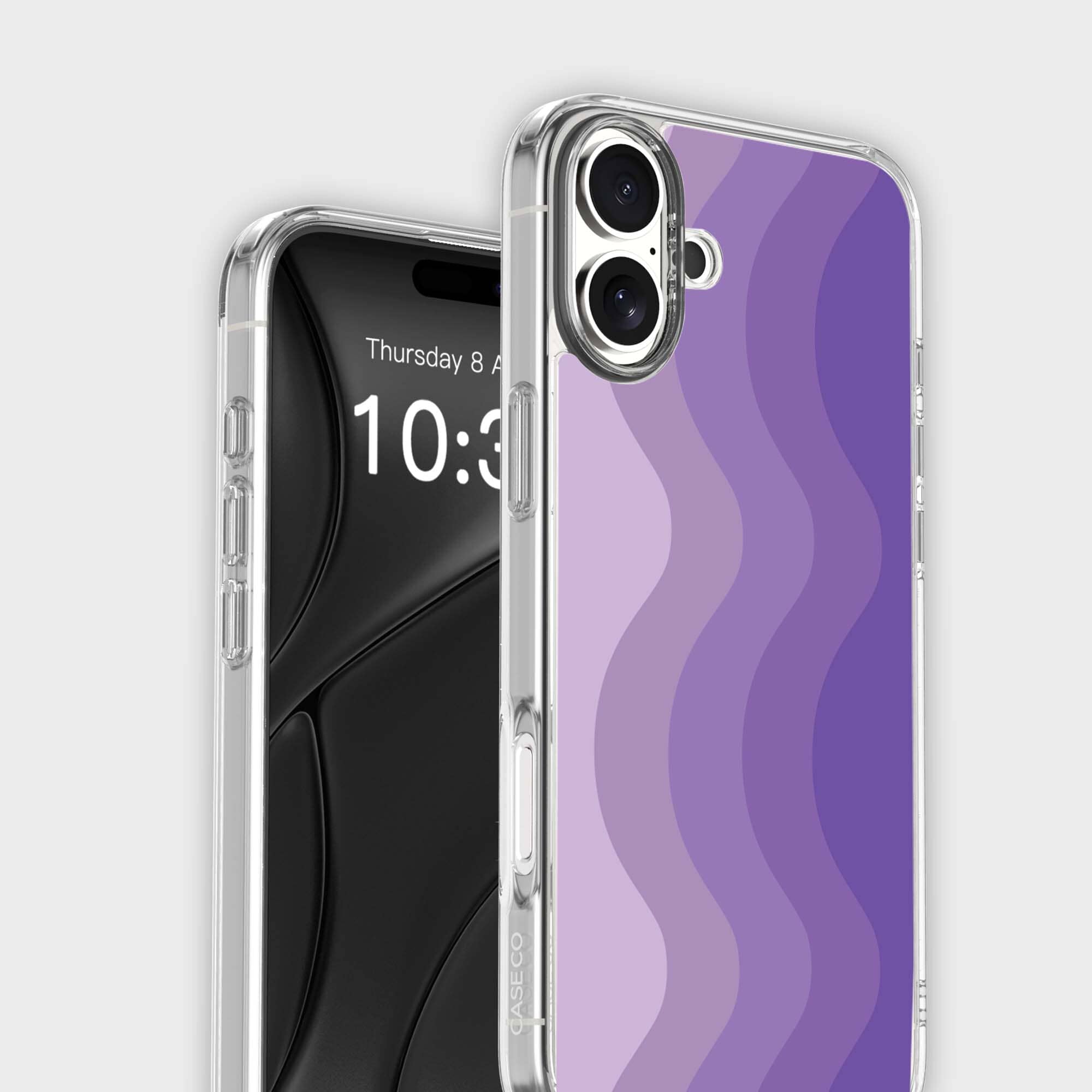 iPhone 16 Case With MagSafe - Purple Wave