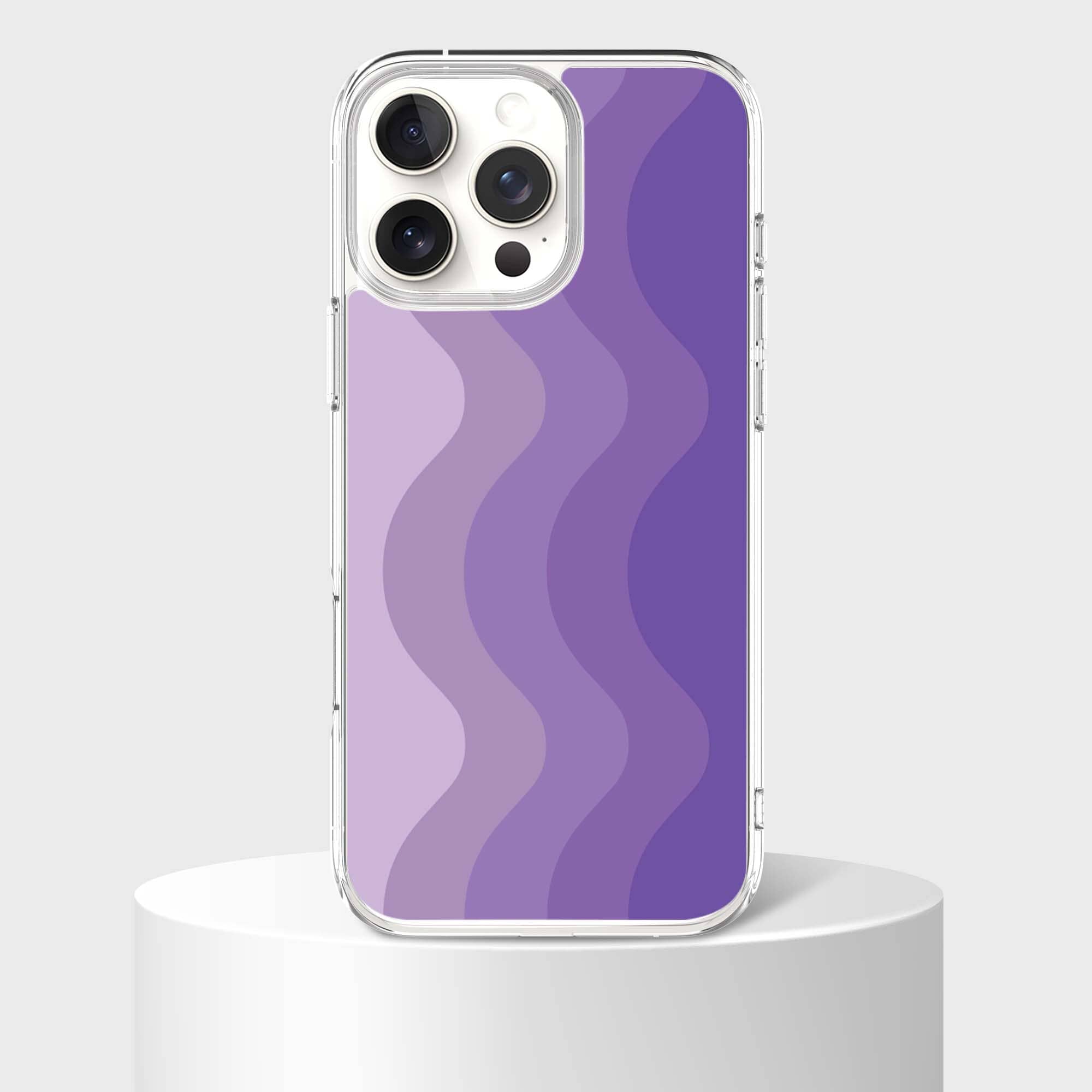 iPhone 16 Pro Case With MagSafe - Purple Wave