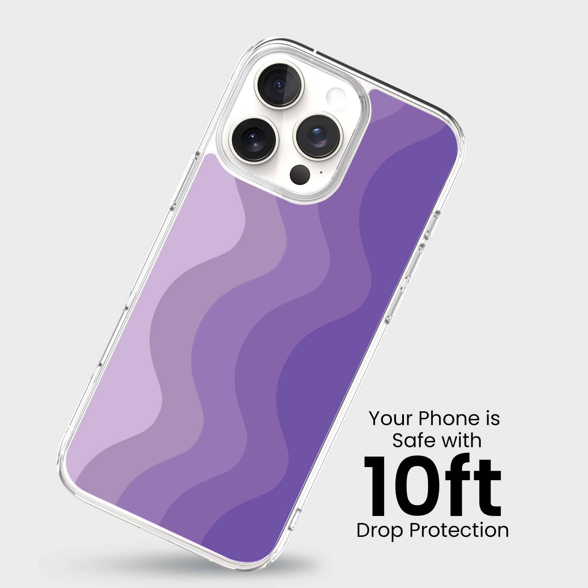 iPhone 16 Pro Max Case With MagSafe - Purple Wave