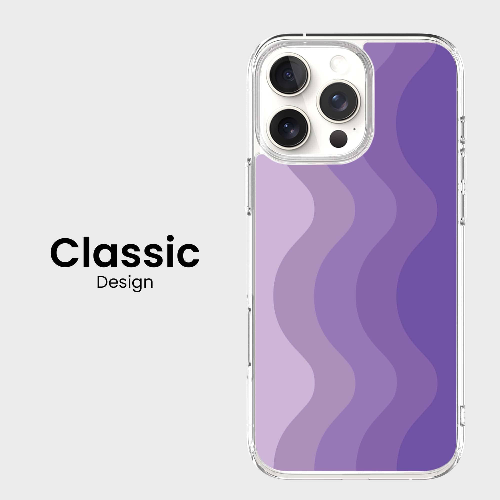 iPhone 16 Pro Max Case With MagSafe - Purple Wave