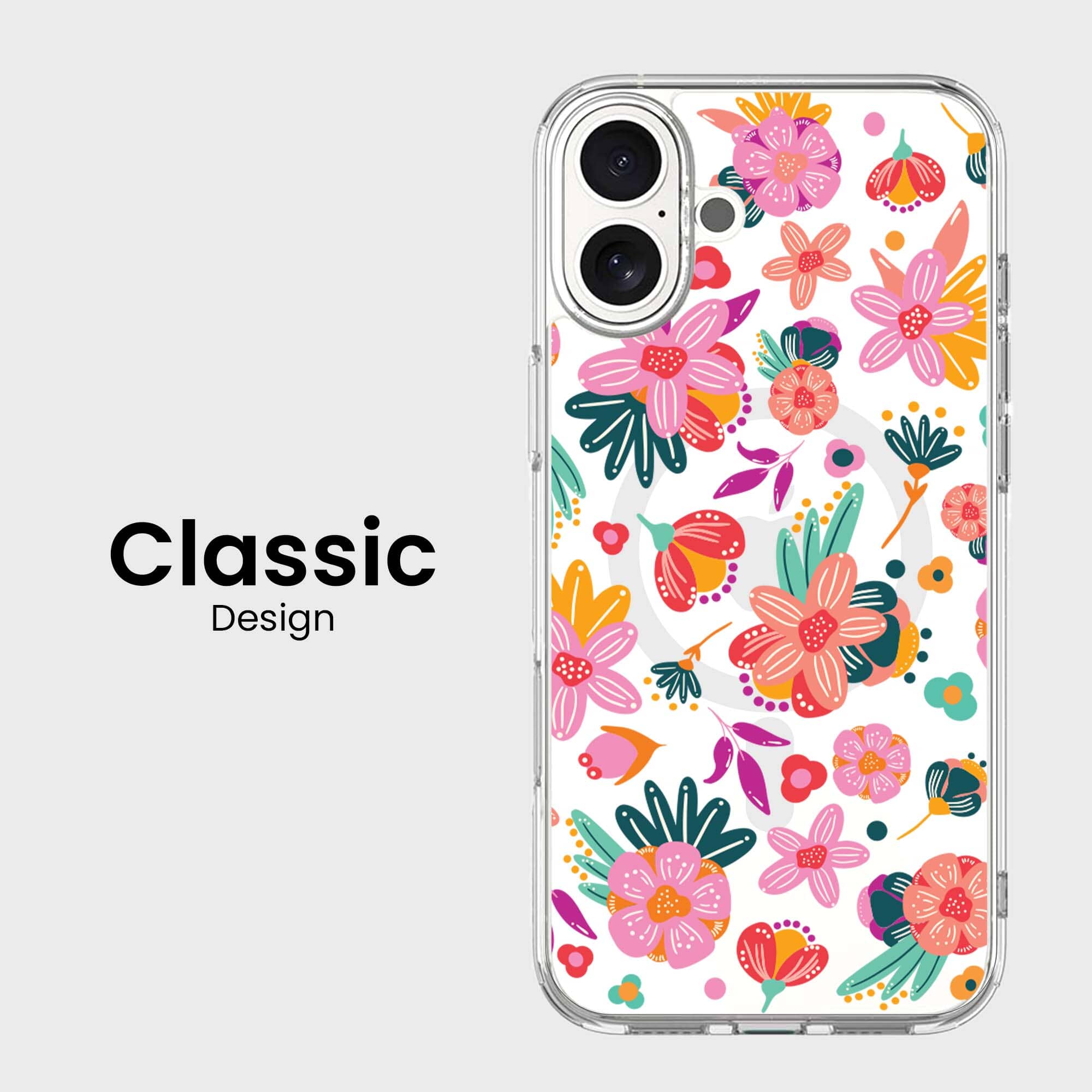 iPhone 16 Case With MagSafe - Spring Flower
