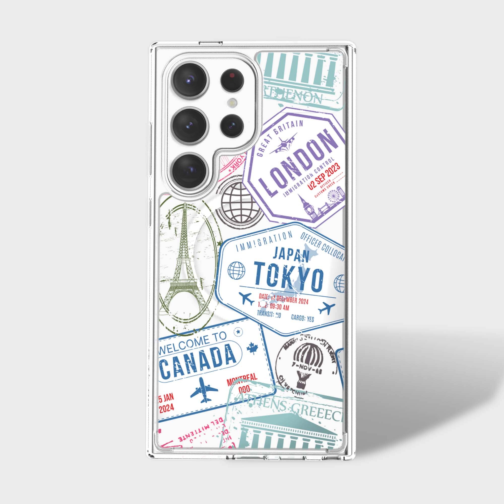 Samsung Galaxy S24 Ultra Clear Case - Study Abroad