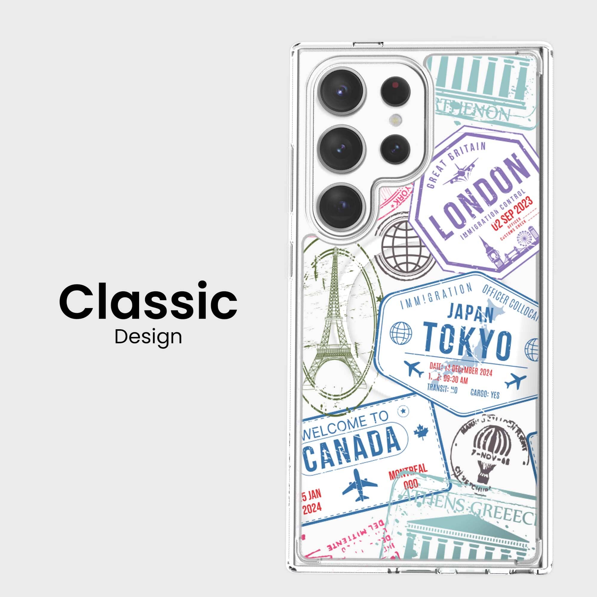 Samsung Galaxy S25 Ultra Clear Case - Study Abroad