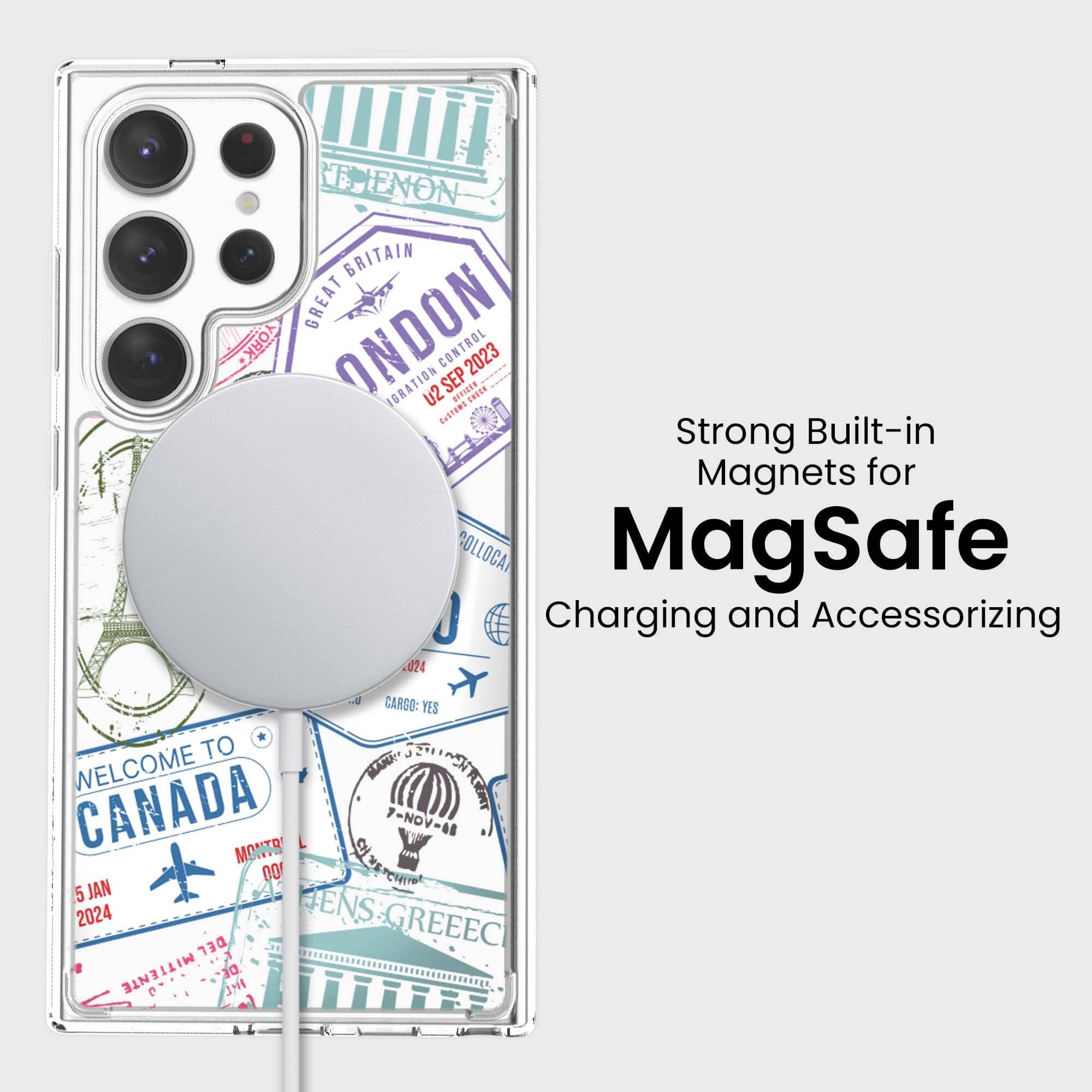 Samsung Galaxy S25 Ultra Clear Case - Study Abroad
