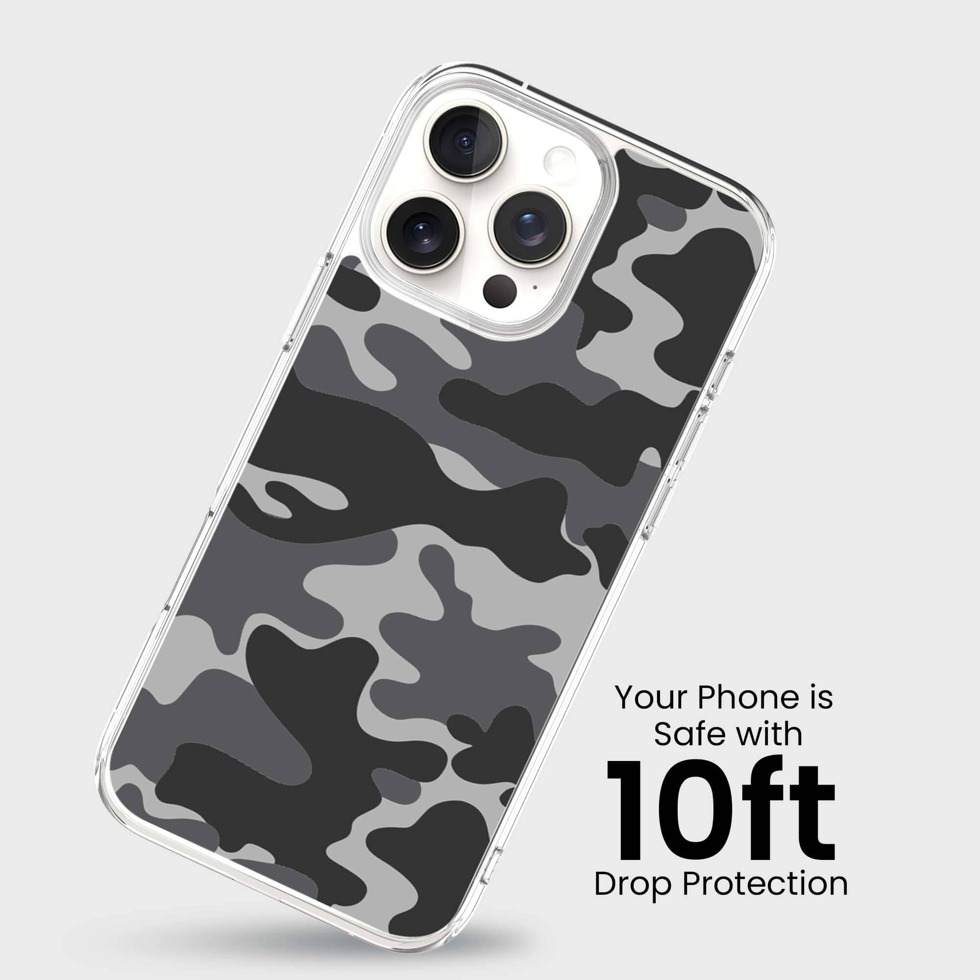 iPhone 16 Pro Max Case With MagSafe - Black Camo