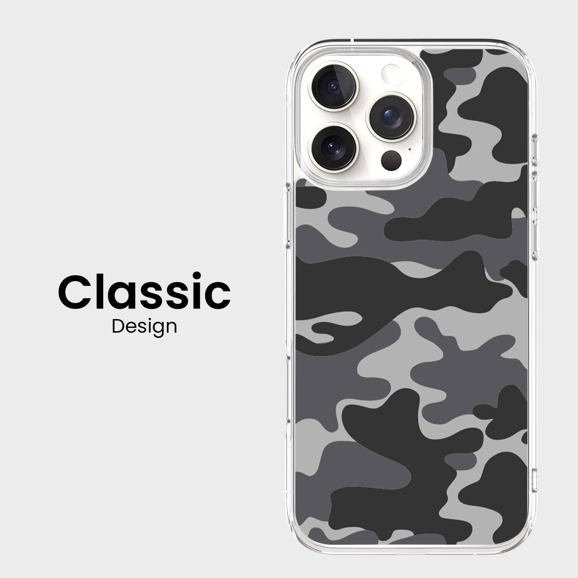 iPhone 16 Pro Max Case With MagSafe - Black Camo