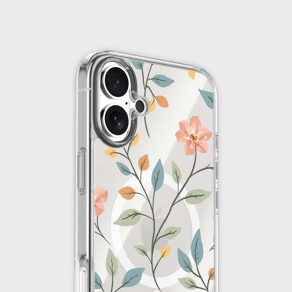 MagSafe iPhone 17 Easter Floral Clear Case