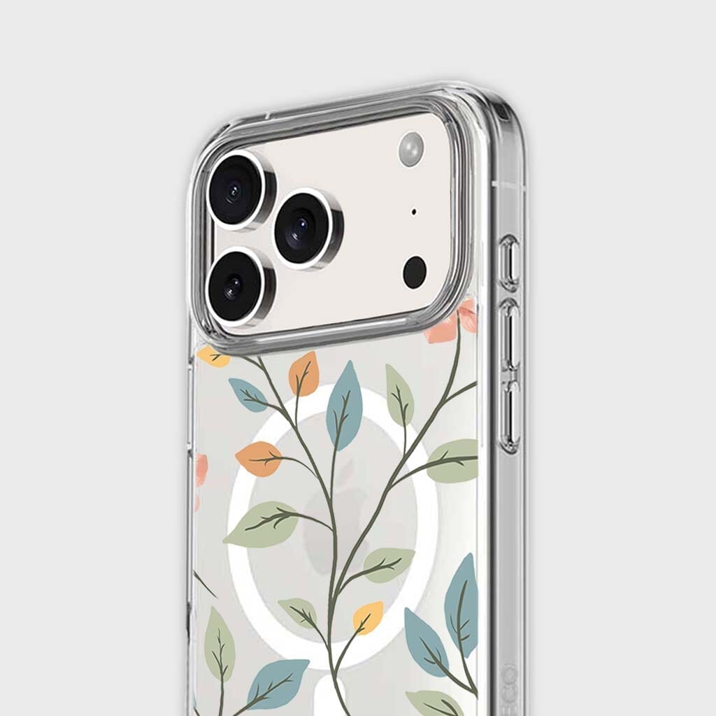 MagSafe iPhone 17 Pro Max Easter Floral Clear Case