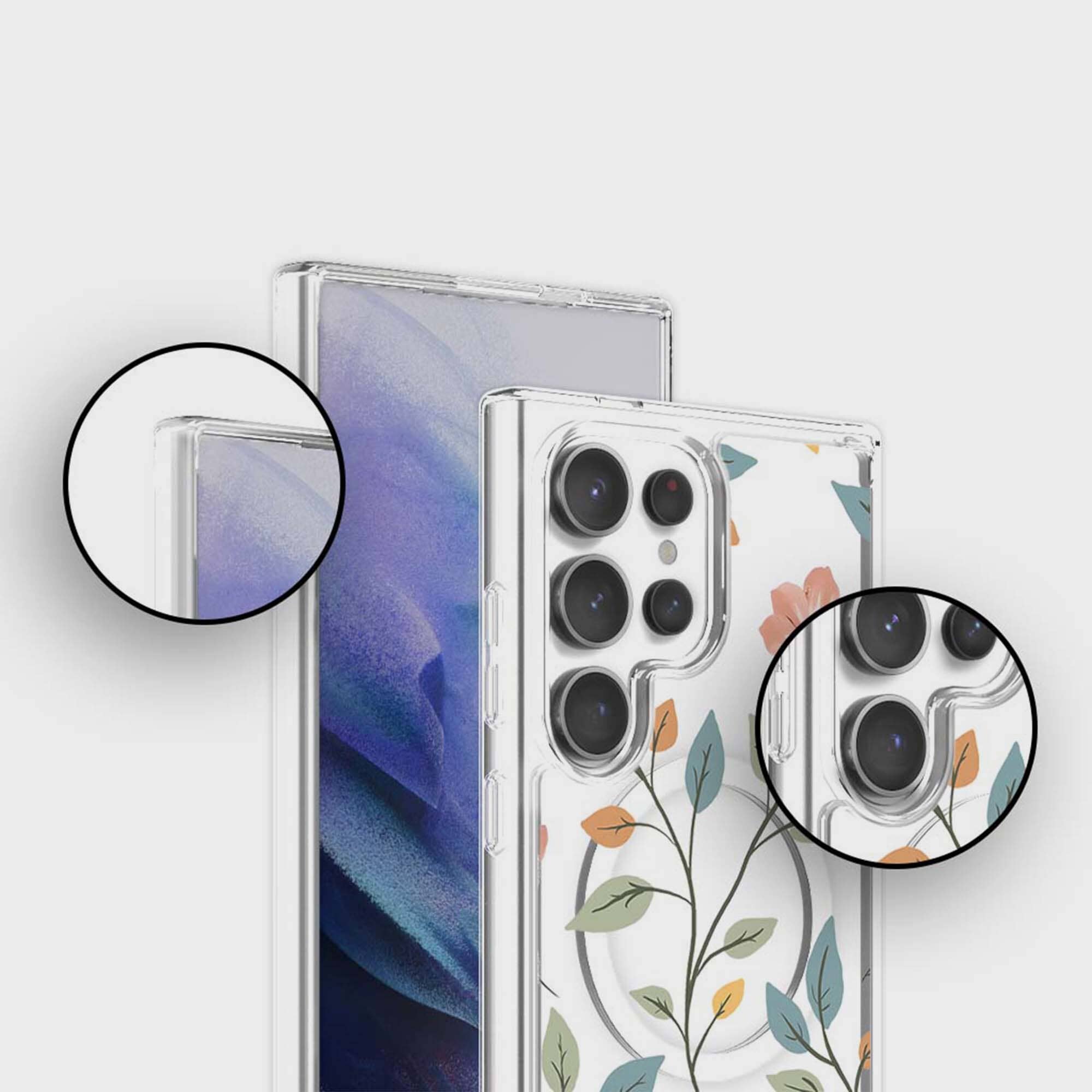 Samsung Galaxy S25 Ultra Easter Floral Clear Case