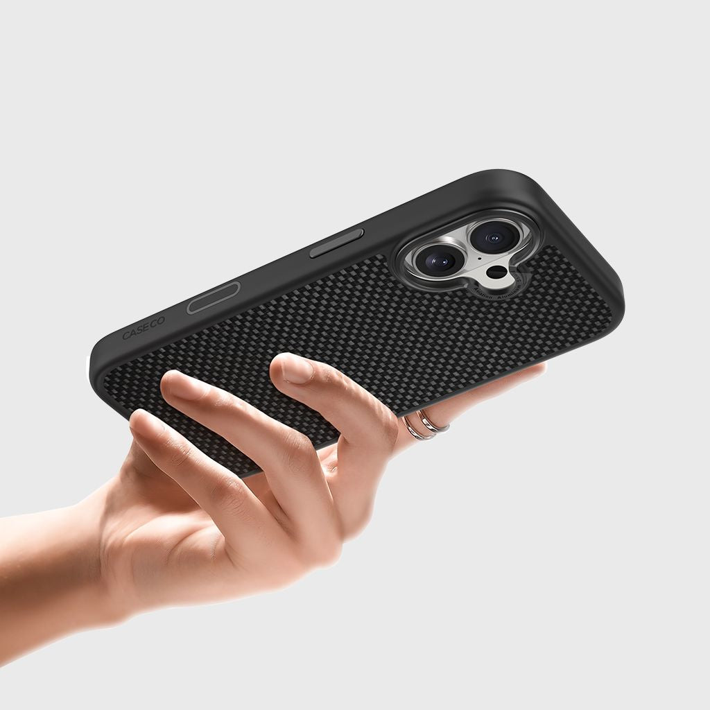 iPhone 17 Aramid Fiber Weave Pattern Case