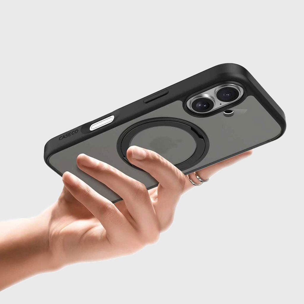 iPhone 17 Frost Case with 360 MagSafe Kickstand