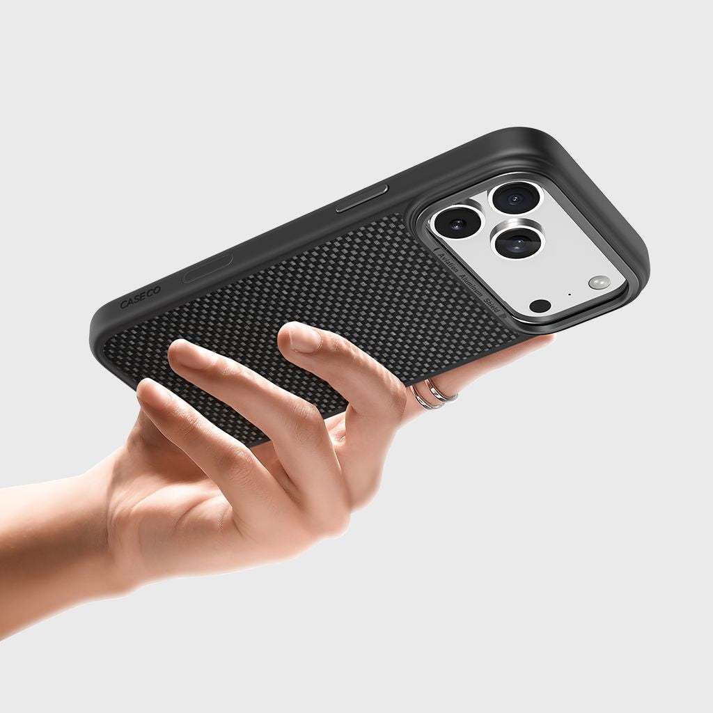 iPhone 17 Pro Max Aramid Fiber Weave Pattern Case