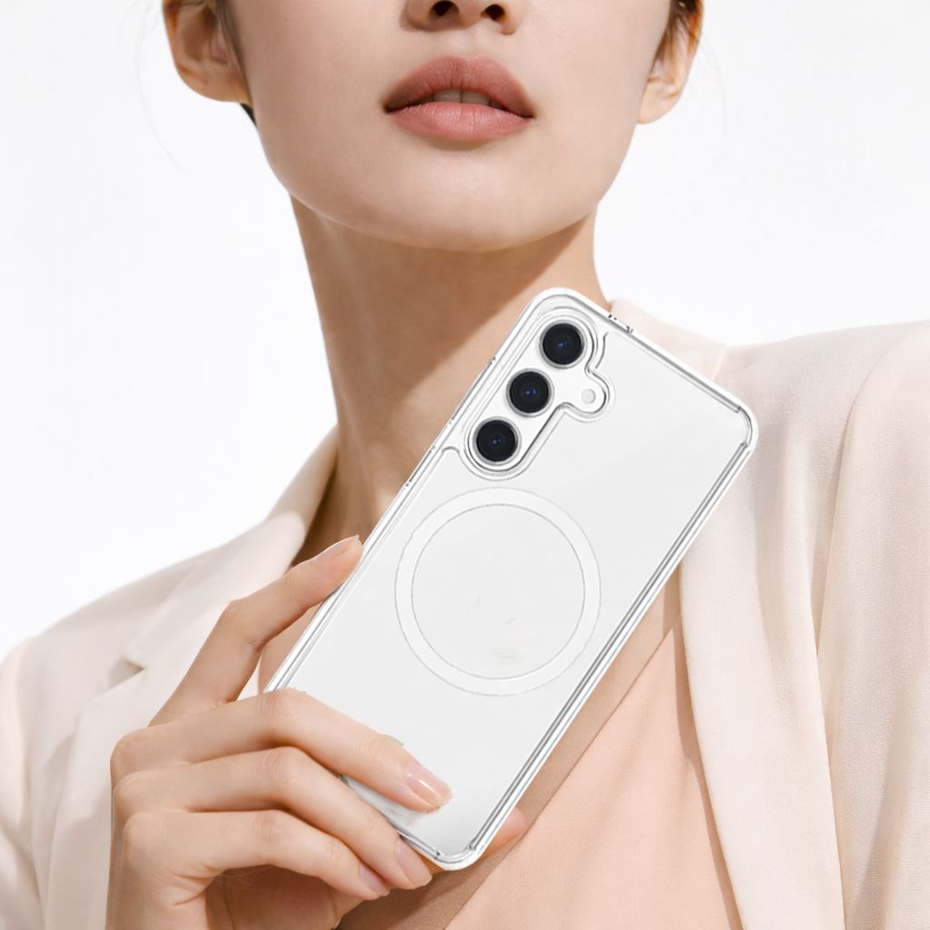 Samsung Galaxy S25 Clear Case with MagSafe