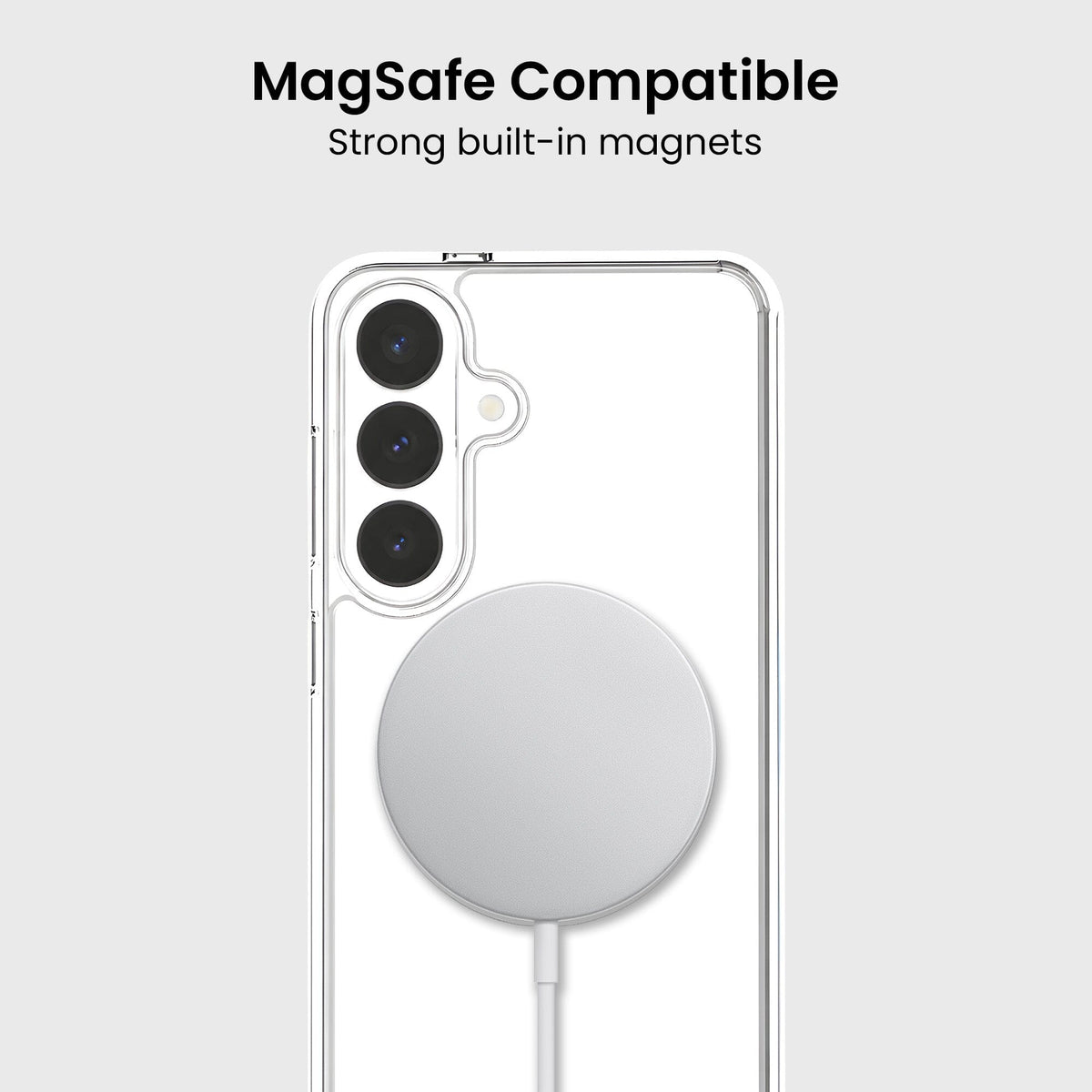 Samsung Galaxy S26 Clear Case with MagSafe