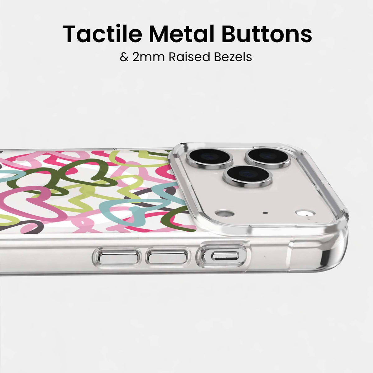 iPhone 18 Pro Max Clear Case – Graffiti Design
