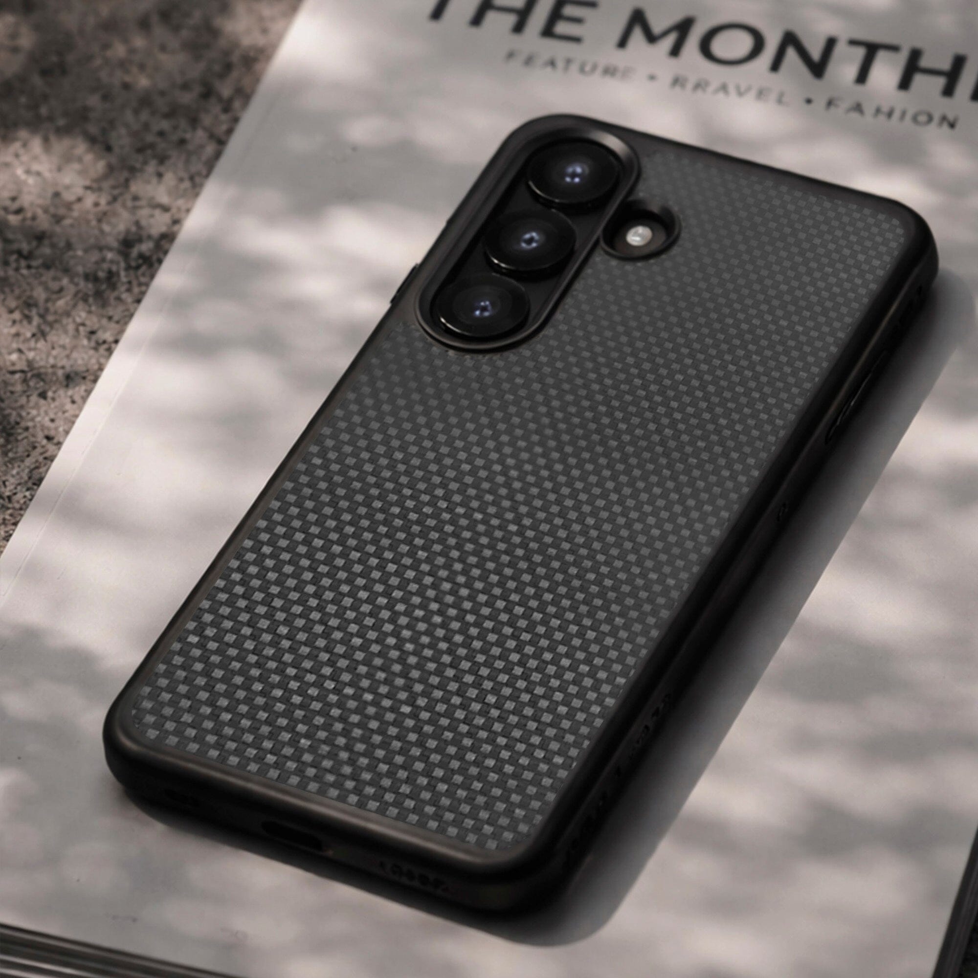 Samsung Galaxy S26 Aramid Fiber Weave Military-Grade Protective Case