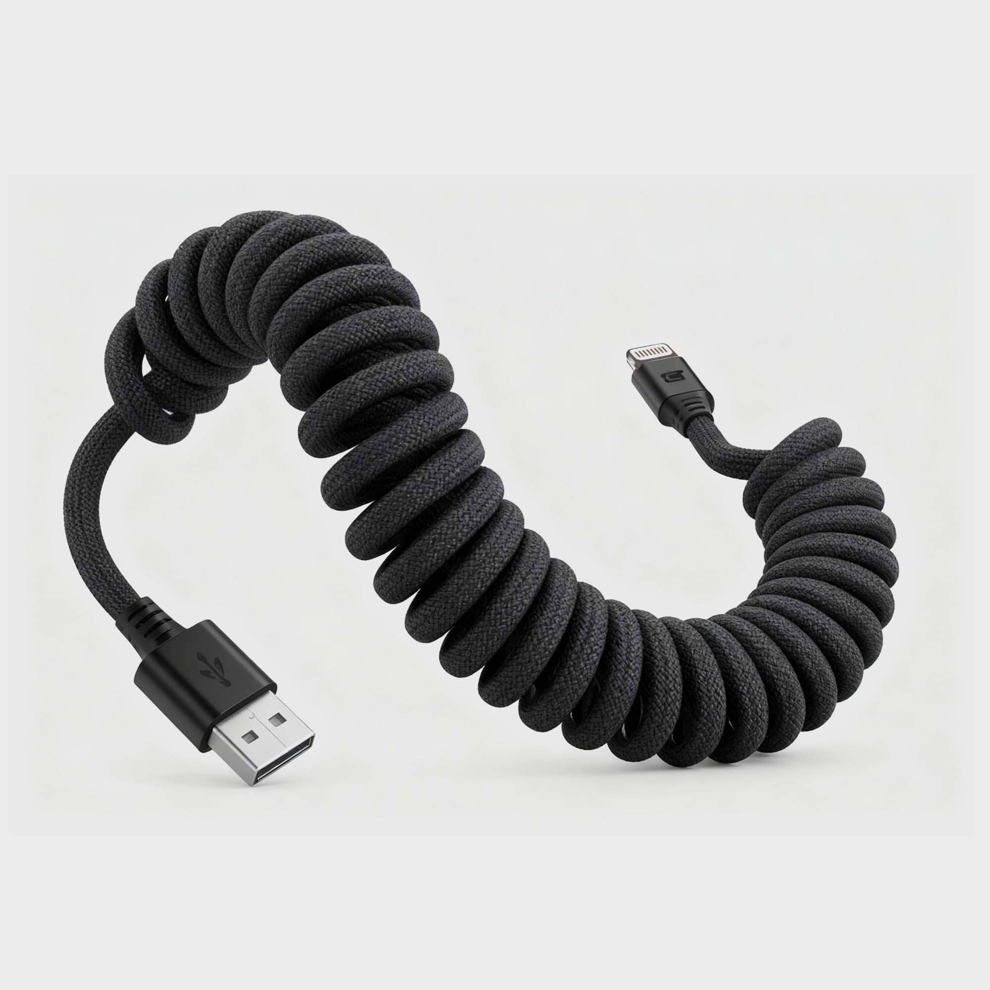 Road Ready Coil Cord (USB-A to Lightning)