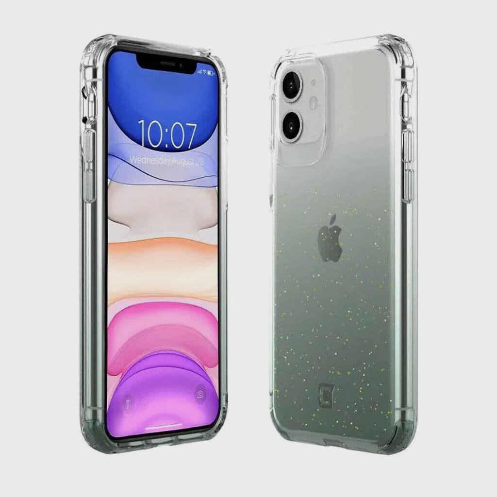 iPhone 12 Pro Clear Case - Sparkle Glitter Design iPhone 12 Pro Clear Case - Sparkle Glitter Design