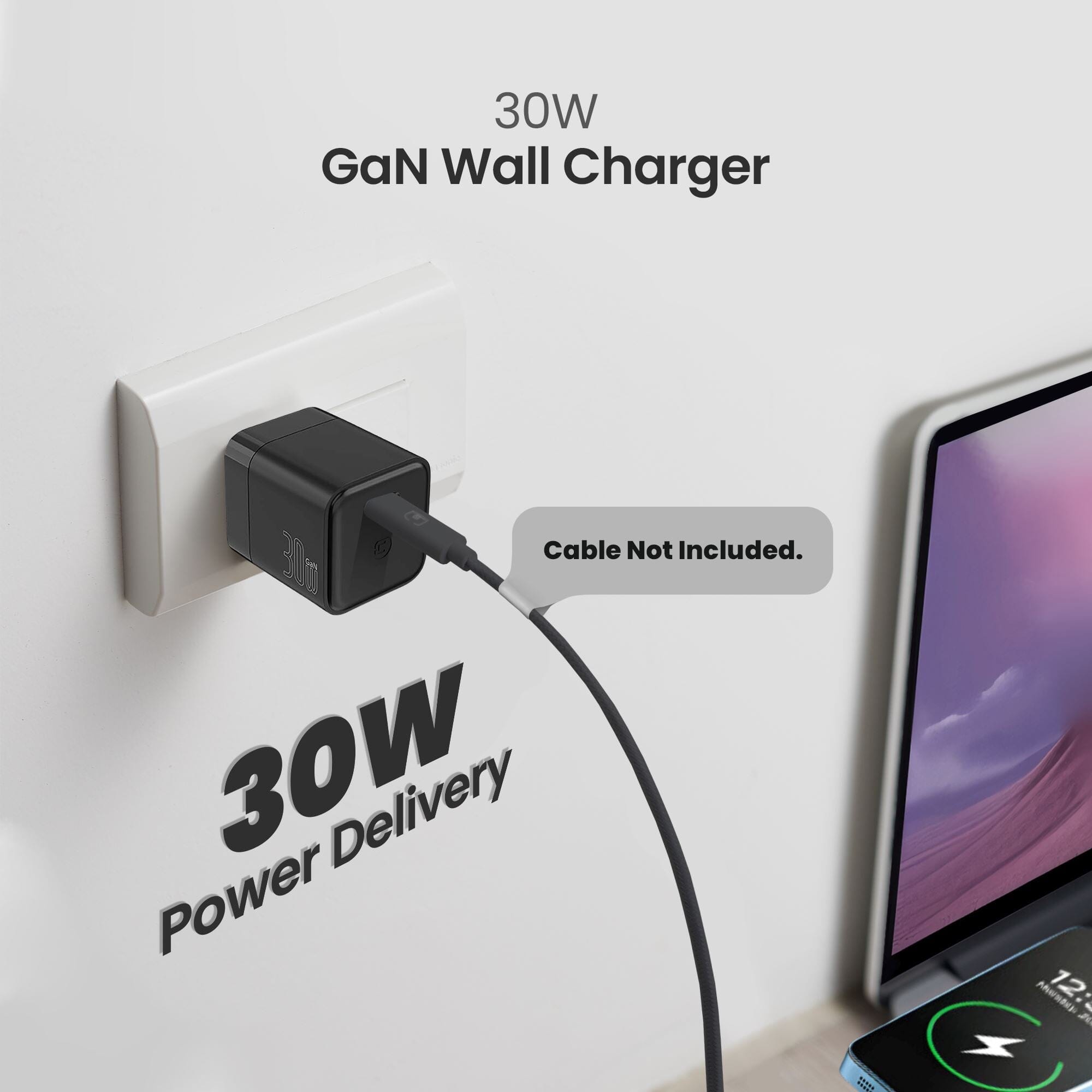 GaN 30W Wall Charger