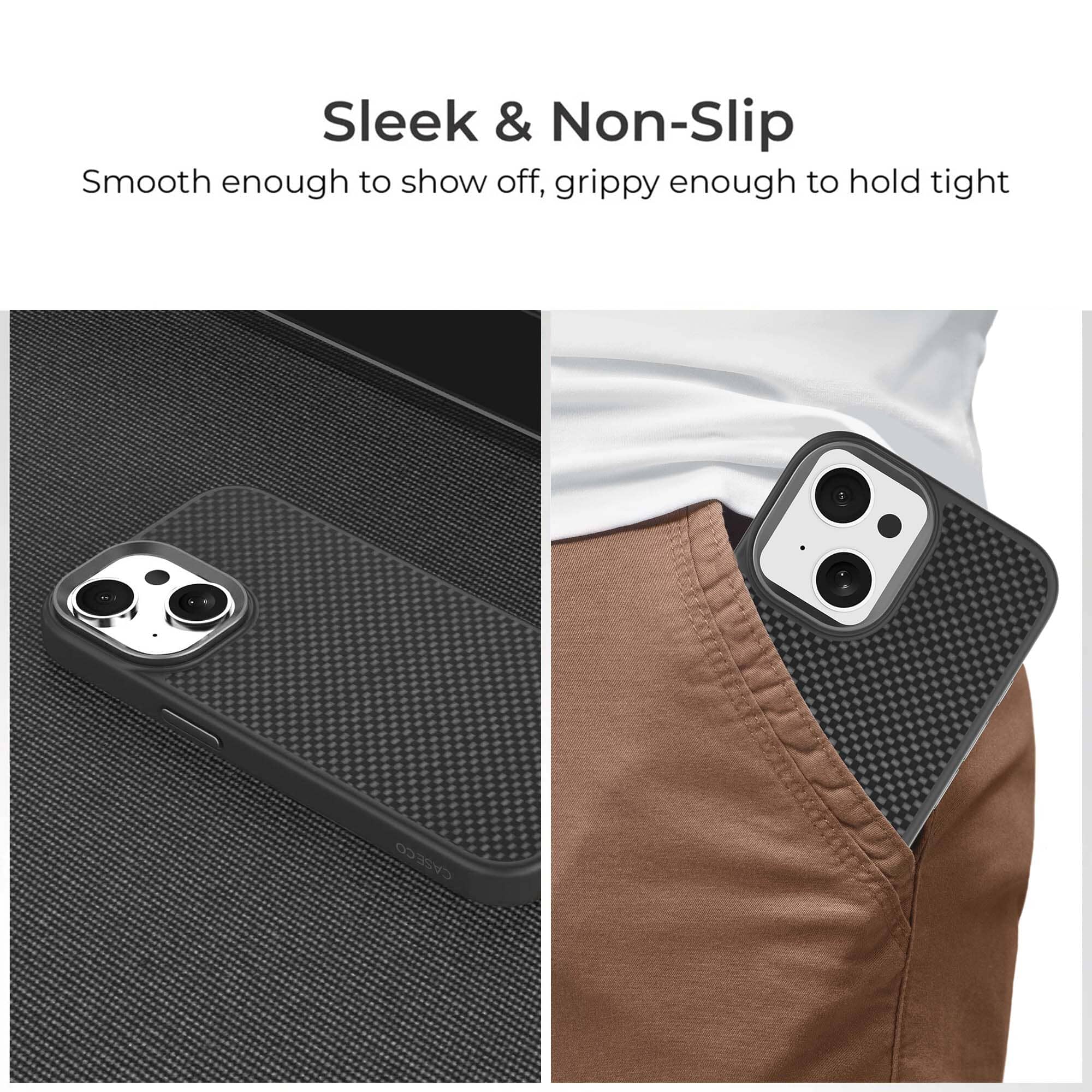 iPhone 15 Aramid Fiber Weave Pattern Case