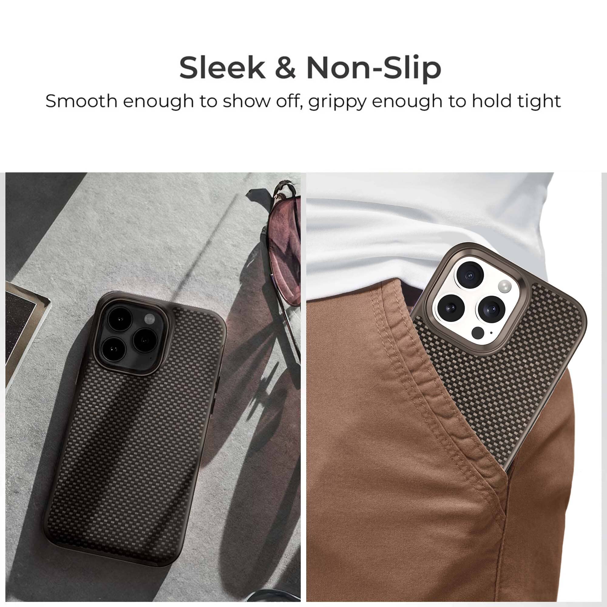 iPhone 16 Pro Max Aramid Fiber Weave Pattern Case