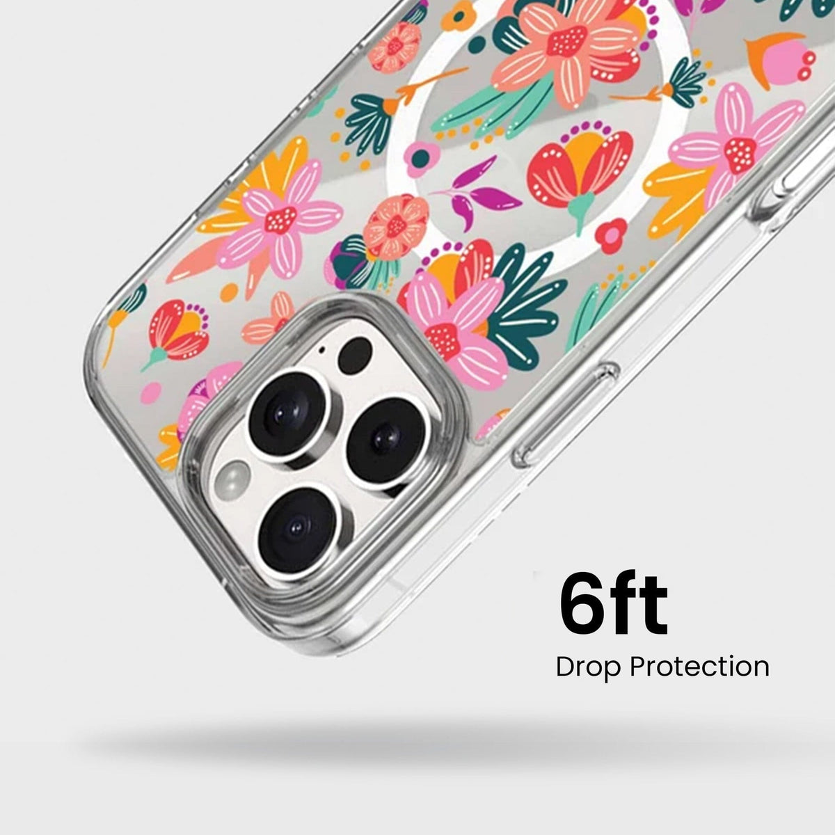 iPhone 16 Pro Max Case With MagSafe - Spring Flower