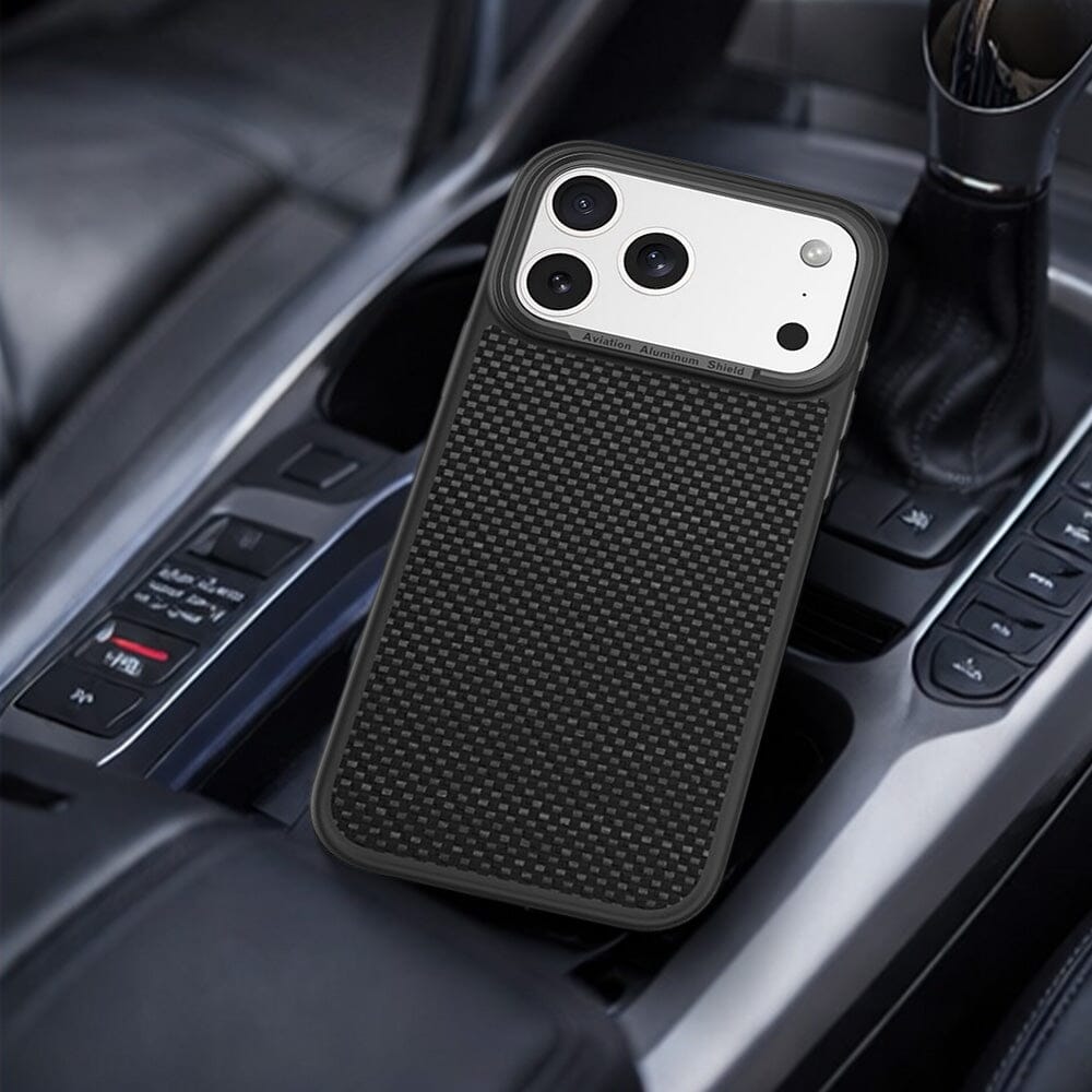 iPhone 17 Pro Aramid Fiber Weave Pattern Case