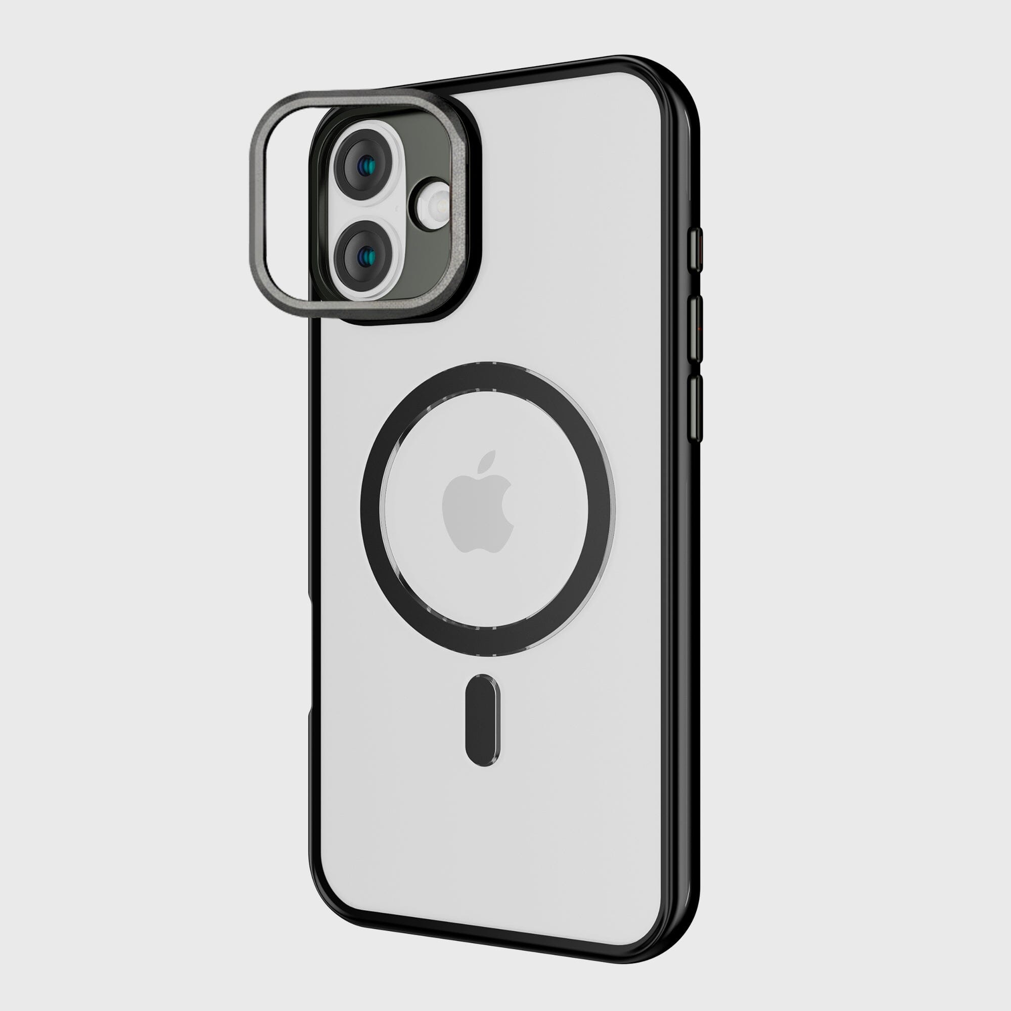 iPhone 16 Anti Yellow Clear Case with Camera Kickstand