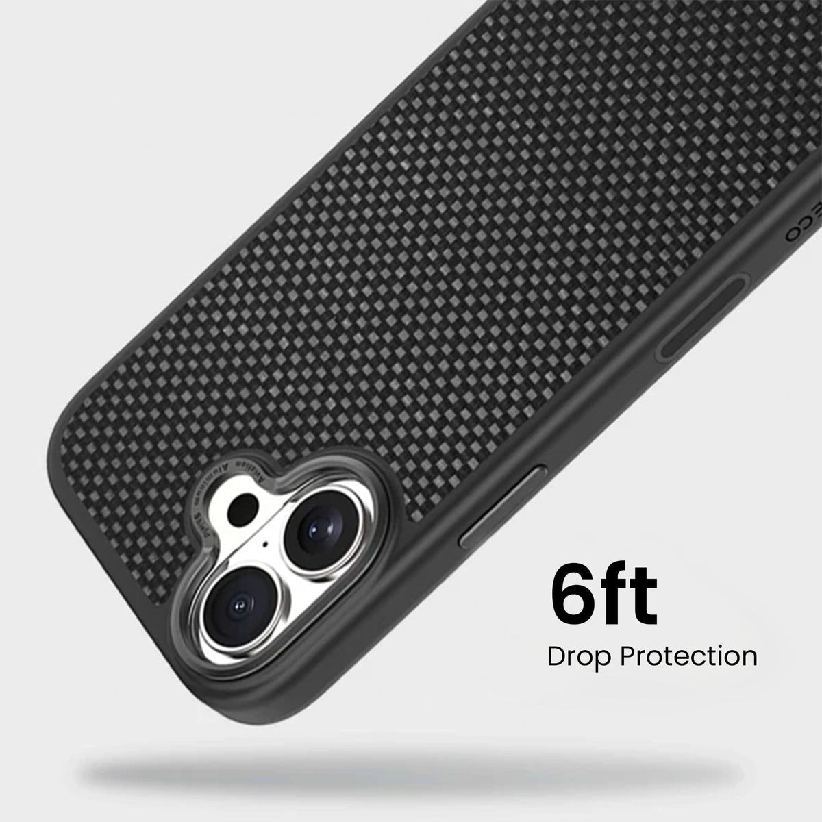 iPhone 16 Aramid Fiber Weave Pattern Case
