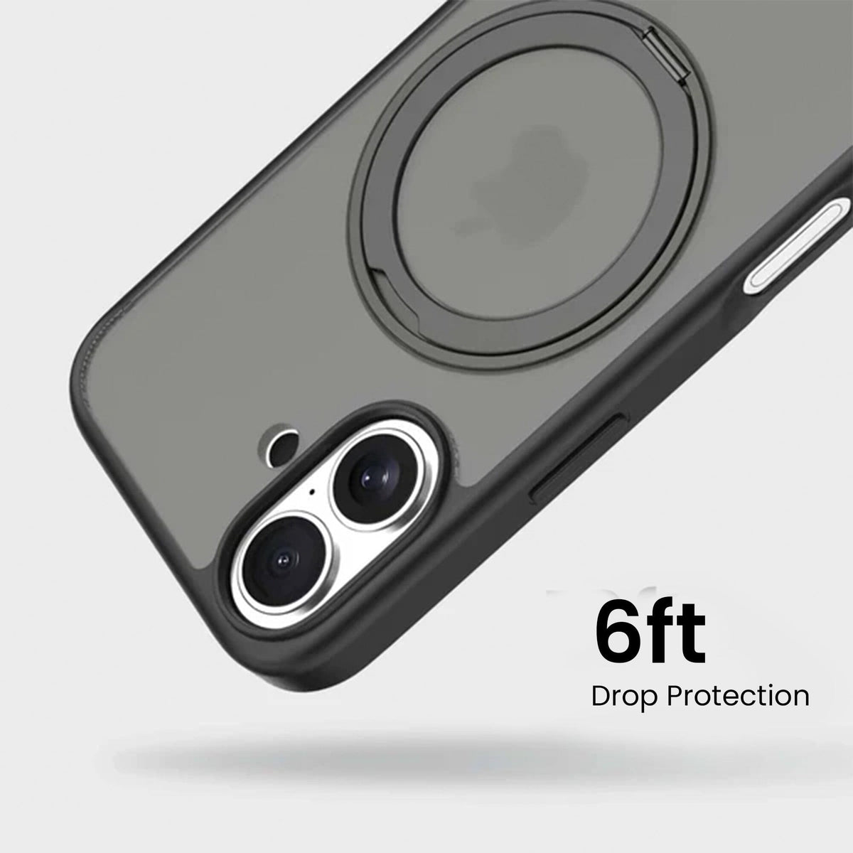 iPhone 16 Frost Case with 360 MagSafe Kickstand