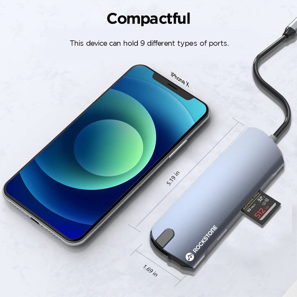 Rockstone USB-C 9-in-1 Hub