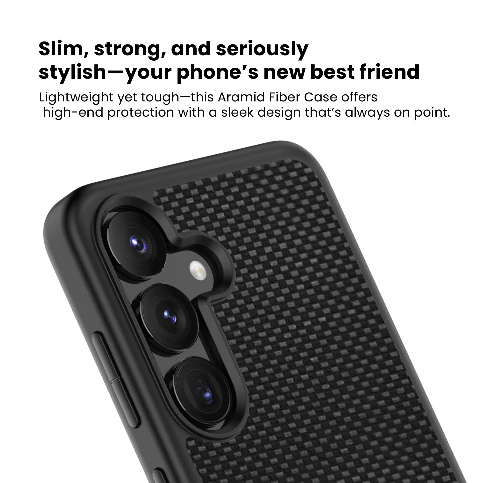Samsung Galaxy S26 Aramid Fiber Weave Military-Grade Protective Case