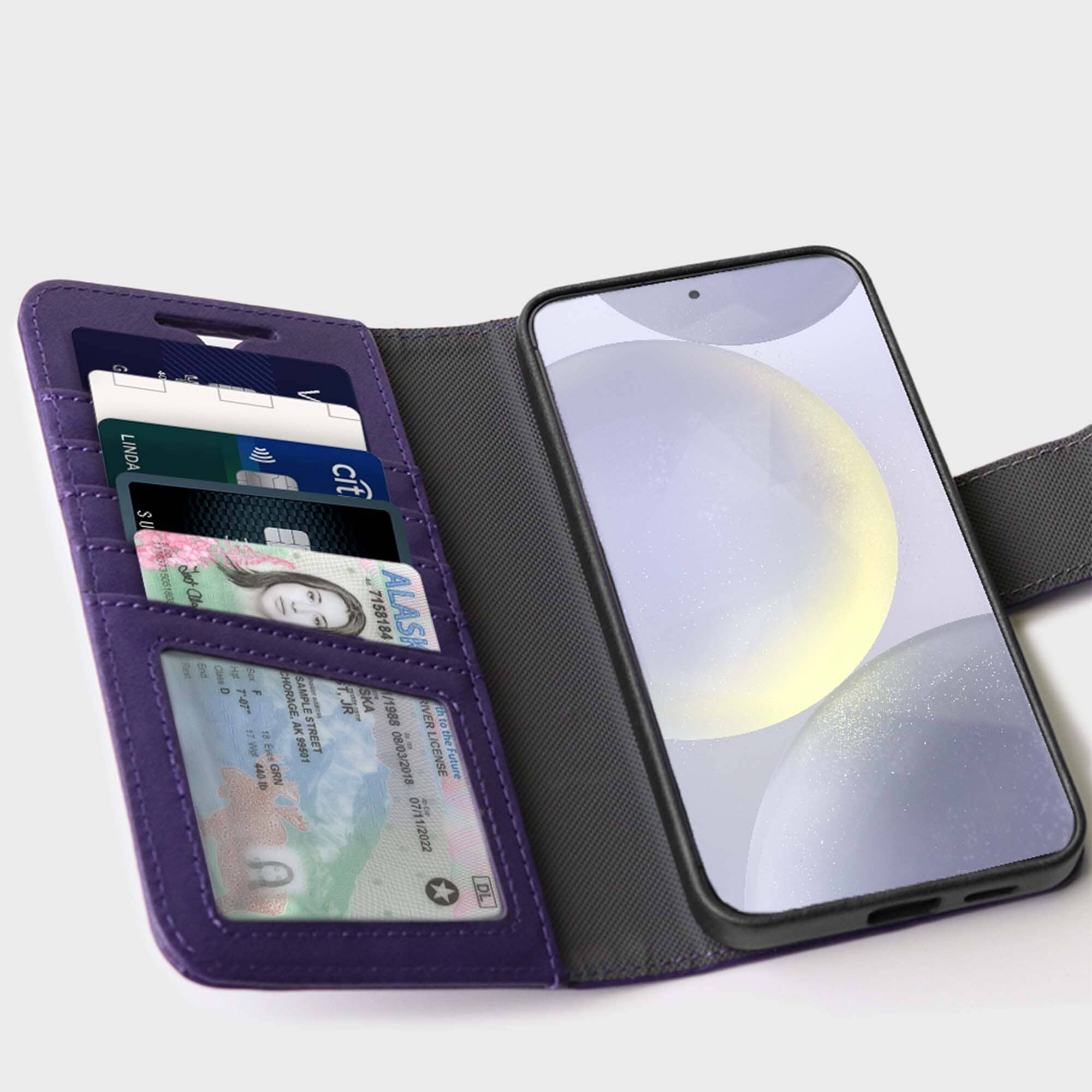 Samsung Galaxy S26 Leather Wallet Case With MagSafe | RFID Blocking + 5 Card Slots