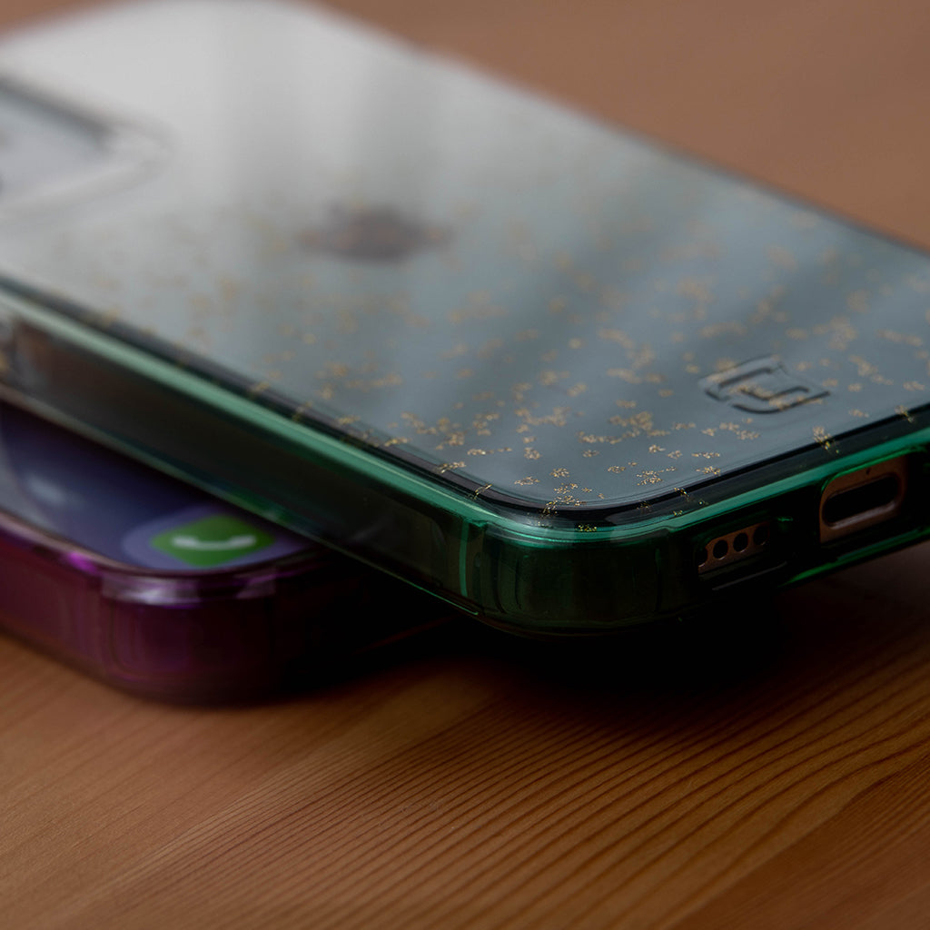 iPhone 12 Mini Clear Case - Sparkle Glitter Design