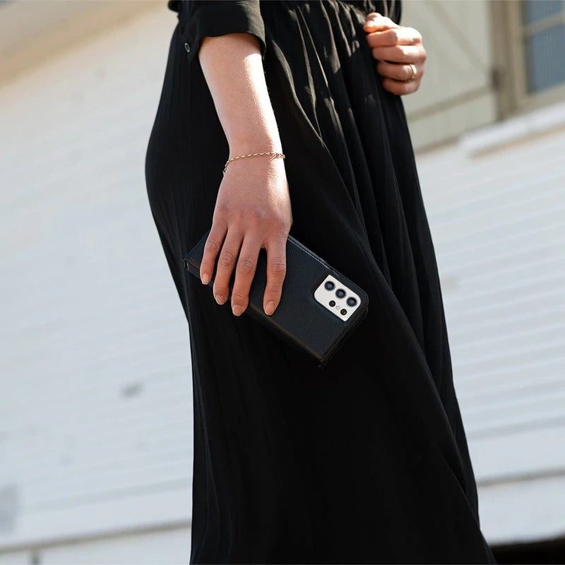 Samsung Galaxy S21 Plus Wallet Case - Sunset Blvd - Black - Lifestyle Image