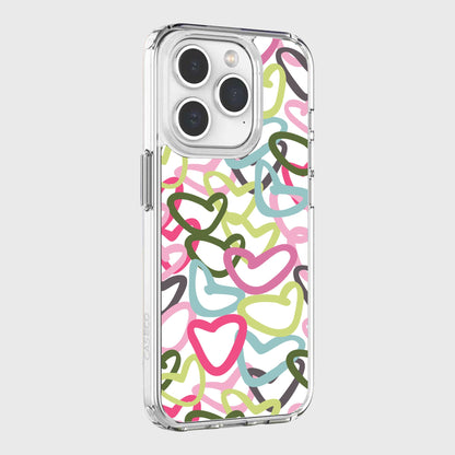 iPhone 15 Pro Max Clear Case - Graffiti Design
