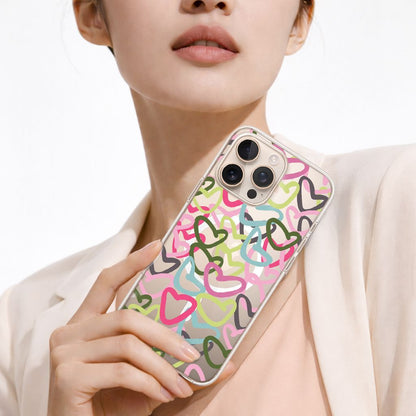 iPhone 16 Pro Max Clear Case - Graffiti Design