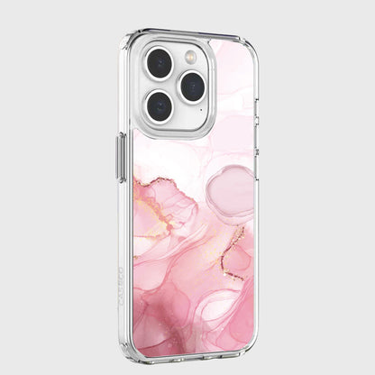 iPhone 15 Pro Max Case With MagSafe - Pink Marble