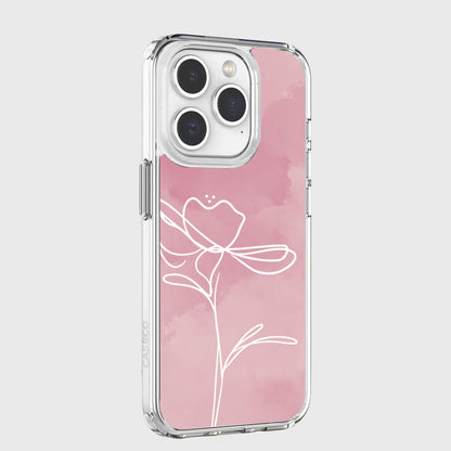 iPhone 15 Pro Max Case With MagSafe - Pink Flower