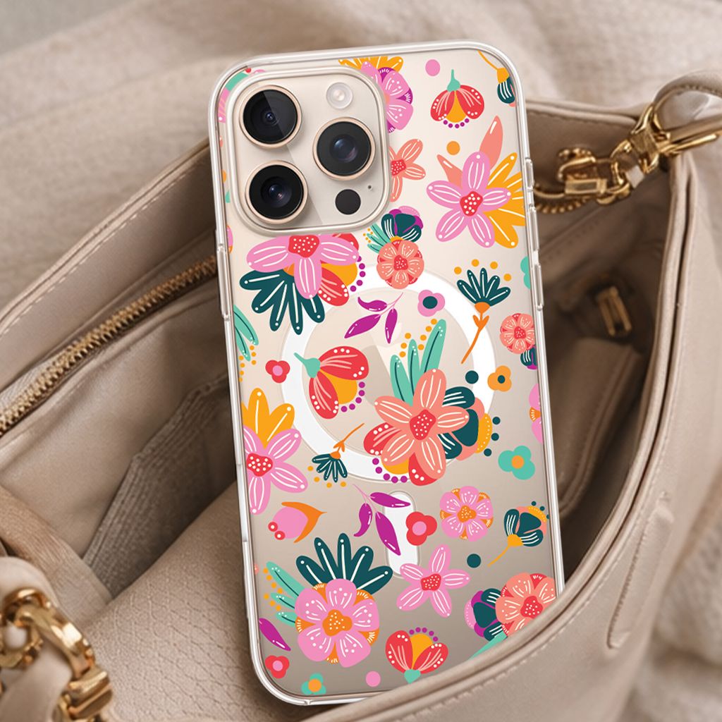 iPhone 16 Pro Max Case With MagSafe - Spring Flower