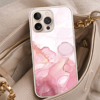 iPhone 16 Pro Case With MagSafe - Pink Marble