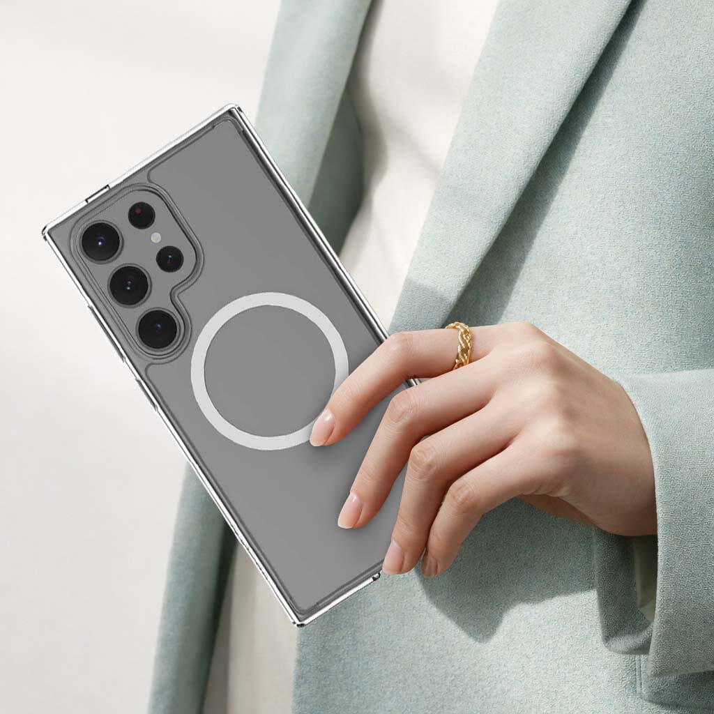 Samsung Galaxy S25 Ultra Clear Case with MagSafe