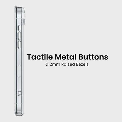 iPhone Air Blue Pattern Clear Case With MagSafe