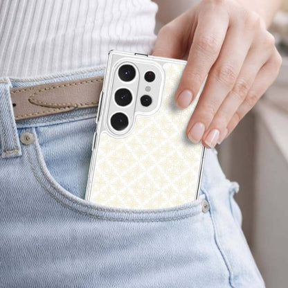 Samsung Galaxy S26 Ultra Clear Design Case - Petal Gold